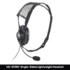HX-933R0 - Single-Sided, Lightweight, Mesh-mounted Headset with Boom Mic.